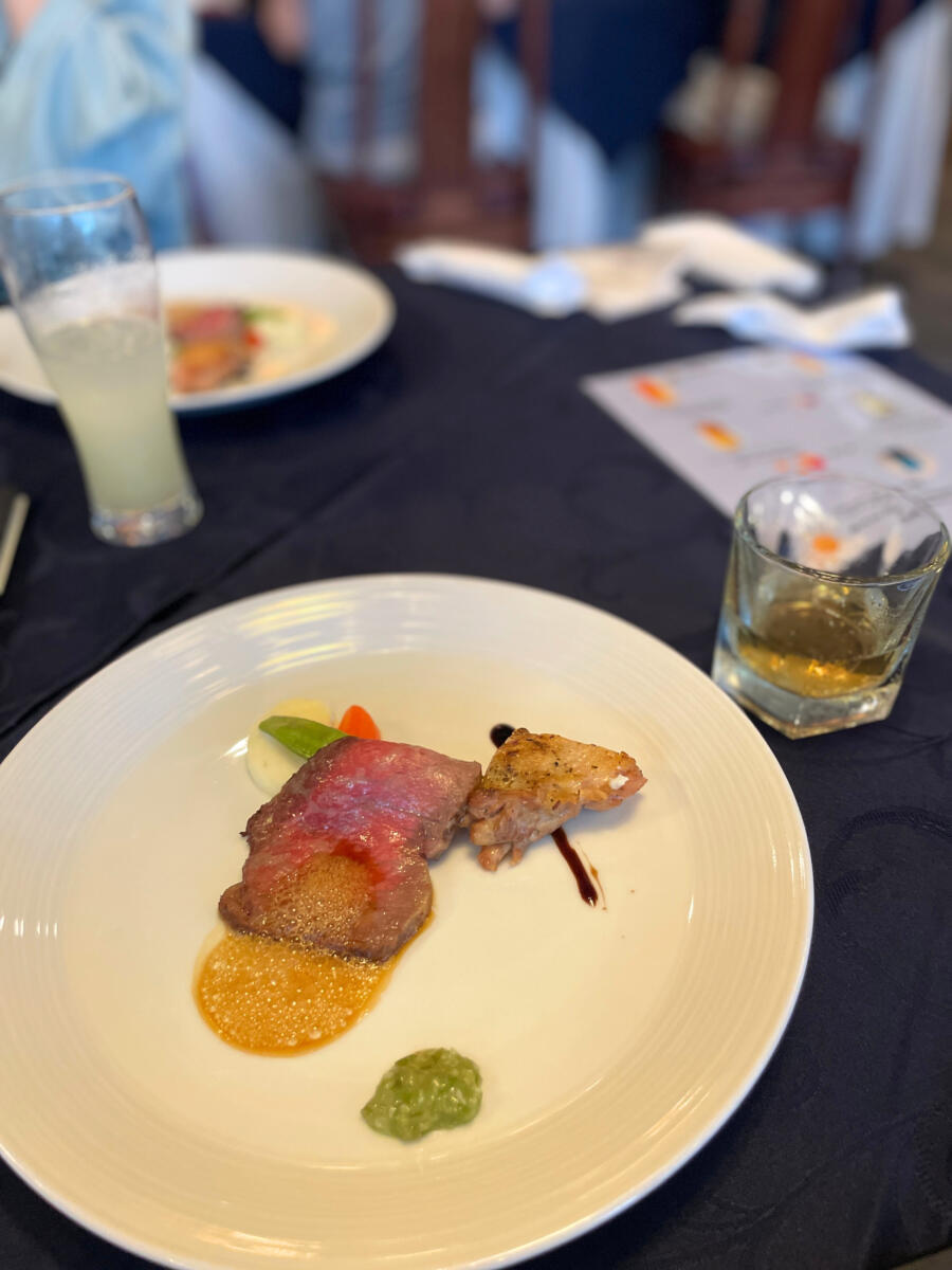 ウェルネスの森 那須の夕食コース 肉料理