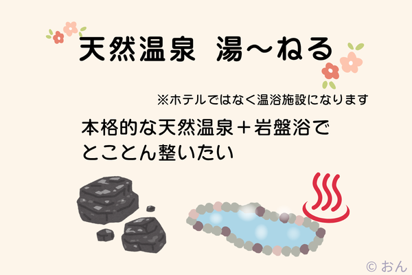 新習志野駅前 天然温泉 湯〜ねる