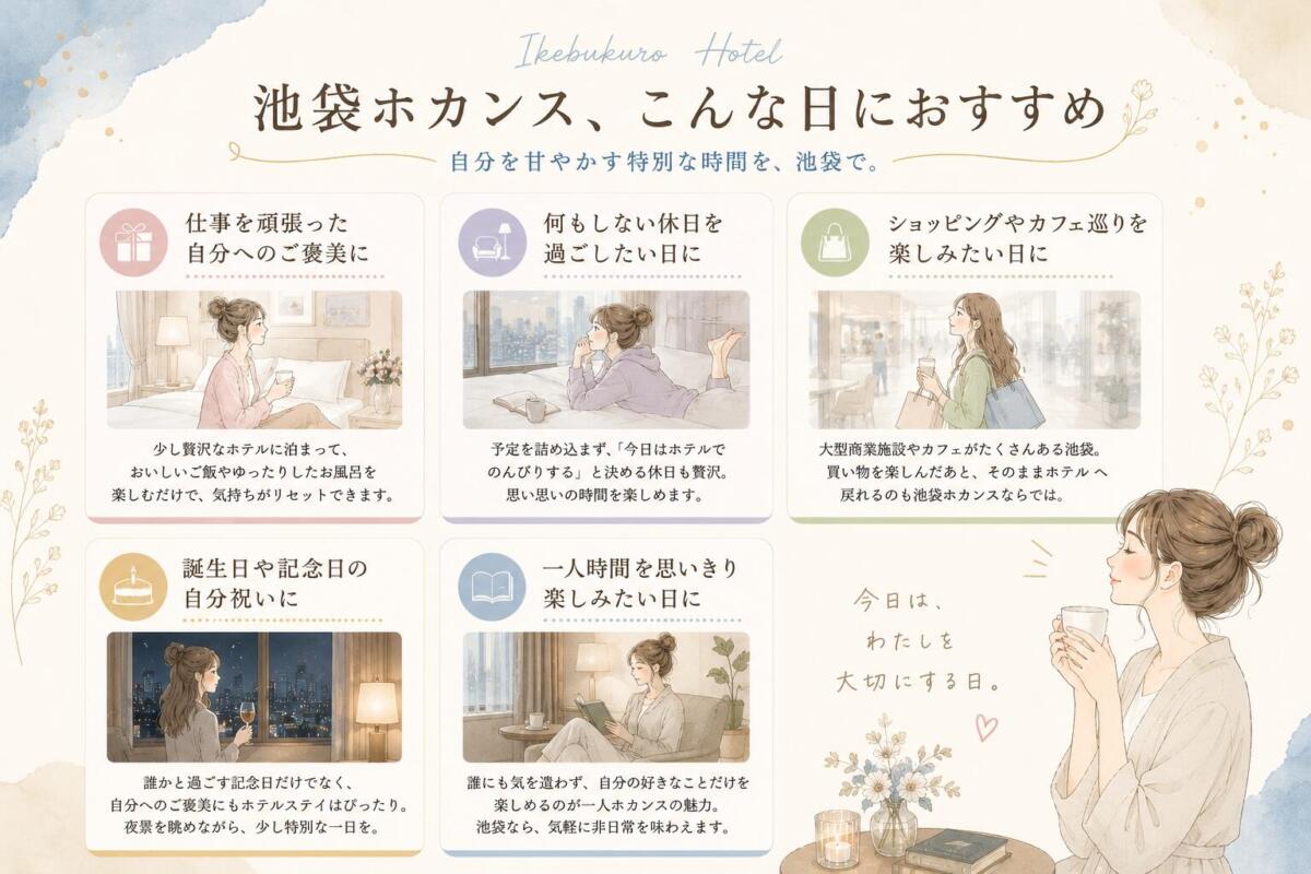 【池袋】ホカンスはこんな日におすすめ
