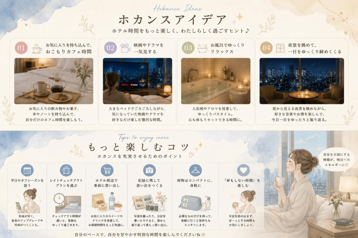 【池袋】ホカンスアイデア&楽しむコツ